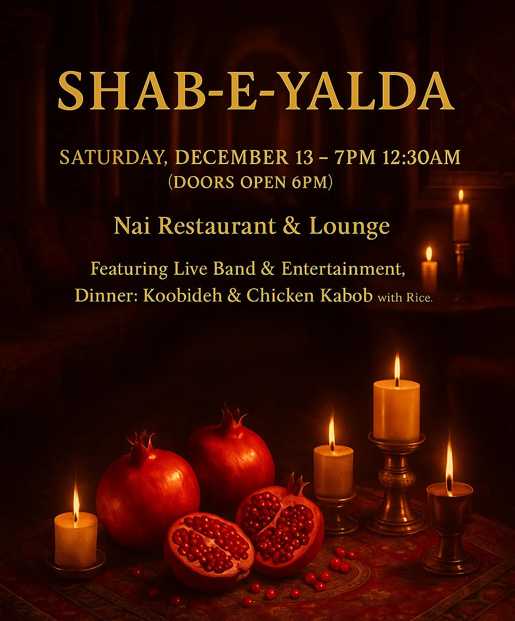 Shab - e - Yalda (SOLD OUT)